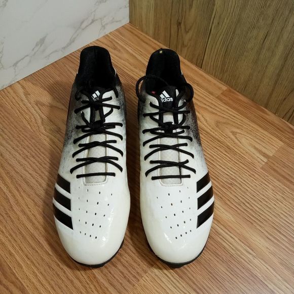 adidas Other - adidas Mens Icon 4 Sz 9 G26698 White Baseball Cleats Shoes‎ Sneakers